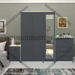 3 Door Wardrobe Set