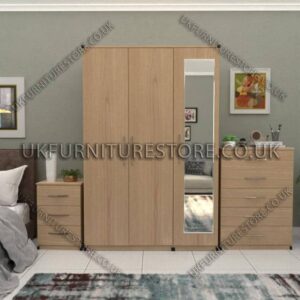 3 Door Wardrobe Set